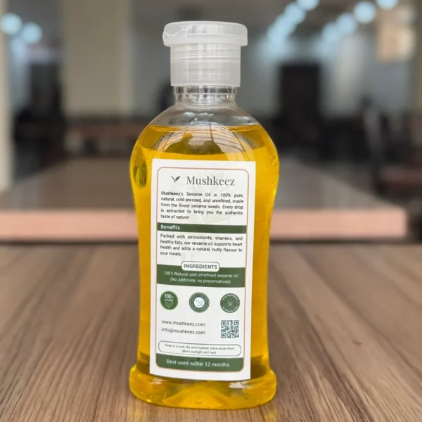 Cold-Pressed Sesame Oil for Cooking - Image 2