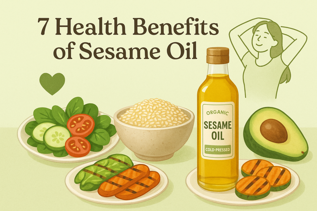 Organic Sesame Oil Health Benefits